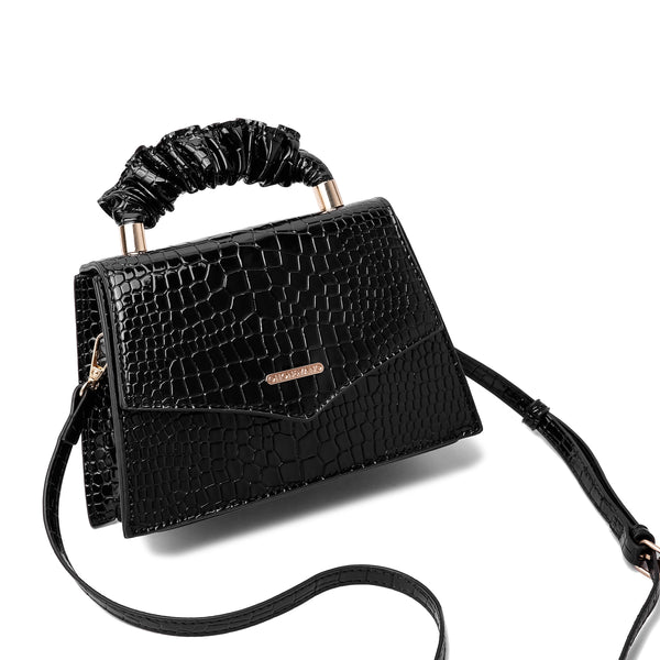 HONYAN EXCLUSIVE Keith Croco Kivee Shoulder Bag