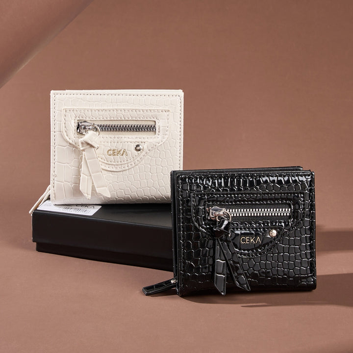 Ceka Wallet CEKA PRO Marie Wallet - Dompet Wanita Murah Motif Croco Elegan 9to5