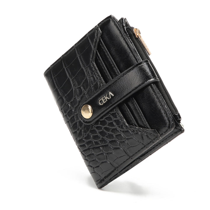 Ceka Wallet CEKA Fenne Short Wallet – Dompet Mini Wanita Croco Murah dan Elegan