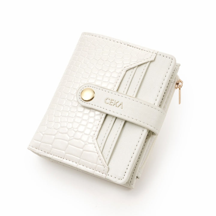 Ceka Wallet CEKA Fenne Short Wallet – Dompet Mini Wanita Croco Murah dan Elegan